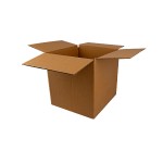 Corrugated Box-3 ply-Brown 240 (L) X 240 (W) X 250 (H) mm - Pack Of 10