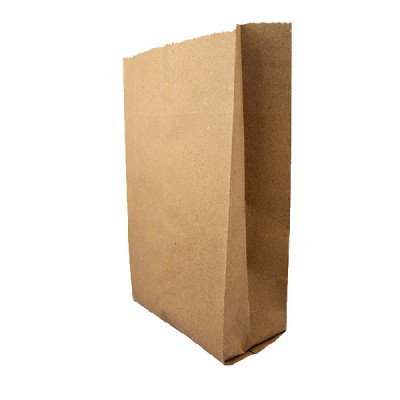 Brown paper pouch 13 x 7 x 2.5 in