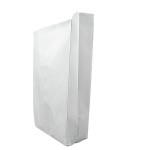 White paper pouch 9.5 x 5 x 2 in