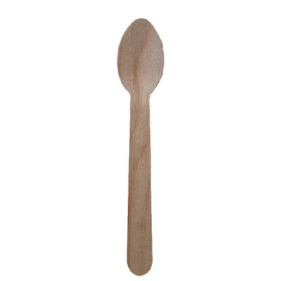 Disposable wooden Spoon - Large - Pack of 25