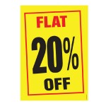 Discount A3 Poster - 20%-Pack of 10