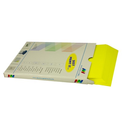Florescent Paper - LEMON YELLOW -A5 - Pack Of 200