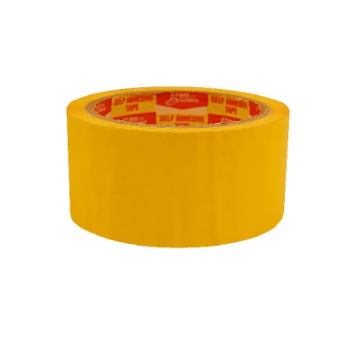 Color cellophane tape Yellow - 1in - 45 micron-65mtr - Pack of 3