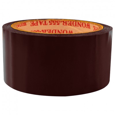 Color cellophane tape-Black- 2in - 45 micron-65mtr - Pack Of 2